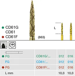 CD61 COOL DIAMANT Plameň